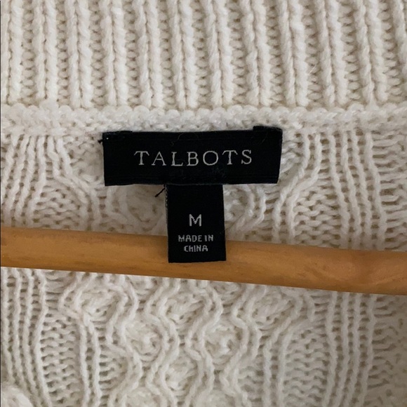 Talbots button down sweater with pockets - Picture 2 of 7